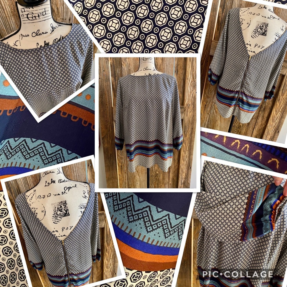 EUC Boutique blouse with great attention to detail